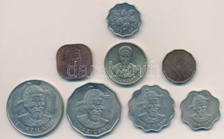 Szváziföld 1975-1986. 1c-1L (8xklf) T:1-,2
Swaziland 1975-1986. 1 Cent - 1 Lilangeni (8xdiff) C:AU,...