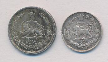 Irán 1933. (1312) 1/2R Ag + 1936. (1315) 1/4R Ag T:2
Iran 1933. (1312) 1/2 Rial Ag + 1936. (1315) 1...