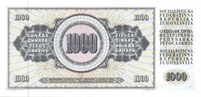 Jugoszlávia 1981. 20D, 50D, 100D, 1000D T:I