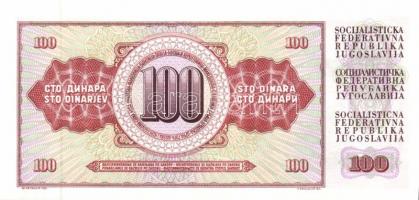 Jugoszlávia 1986. 100D, 500D T:I