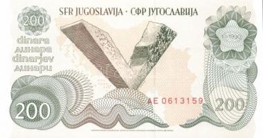 Jugoszlávia 1990.1.1. 200D T:I