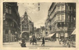 Hannover, Osterstrasse, Julius Mendelsohn / street view with shops (EK)