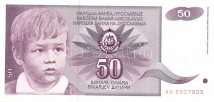 Jugoszlávia 1990. 10D, 50D, 100D, 1000D T:I