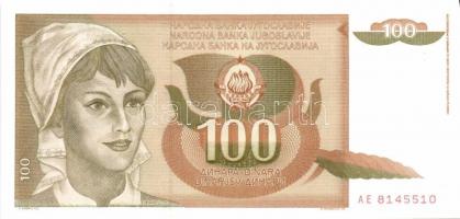 Jugoszlávia 1990. 10D, 50D, 100D, 1000D T:I
