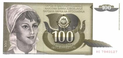 Jugoszlávia 1991. 100D, 500D, 1000D, 5000D T:I