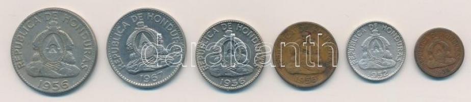 Honduras 1935-1967. 1c-50c (6xklf) közte 1952. 20c Ag T:1-,2
Honduras 1935-1967. 1 Centavo - 50 Cen...