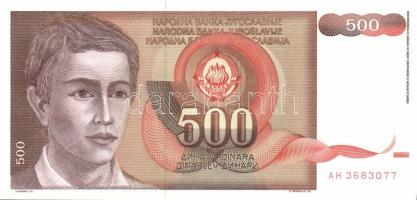 Jugoszlávia 1991. 100D, 500D, 1000D, 5000D T:I