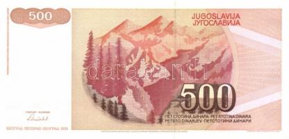 Jugoszlávia 1991. 100D, 500D, 1000D, 5000D T:I