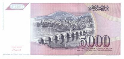 Jugoszlávia 1991. 100D, 500D, 1000D, 5000D T:I