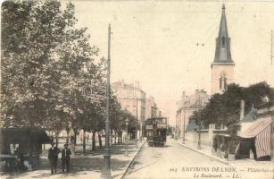 Villeurbanne (Lyon), Le Boulevard, double decker (EK)