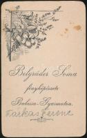 cca 1880 galántai Farkas Ferenc (1837-1908) balassagyarmati ügyvéd, Nógrád vármegye tiszti főügyészé...