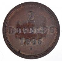 Guernsey 1885H 2d Br T:1-,2
Guernsey 1885H 2 Doubles Br C:AU,XF
Krause KM#9