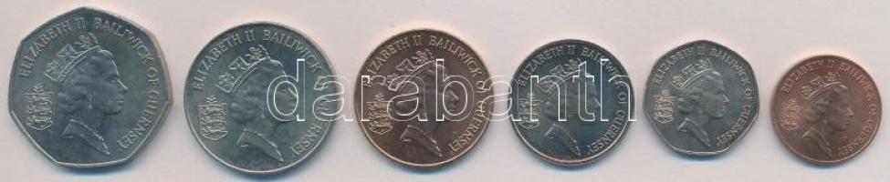 Guernsey 1986. 1p-50p (6xklf) T:1-
Guernsey 1986. 1 Penny - 50 Pence (6xdiff) C:AU