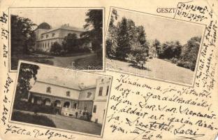 1918 Geszt, Feketegeszt; Tisza-kastély (EK)