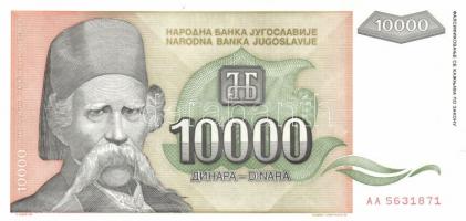 Jugoszlávia 1993. (reform kiadások) 5000D, 10.000D, 50.000D, 500.000D, 5000.000D, 50.000.000D, 500.0...
