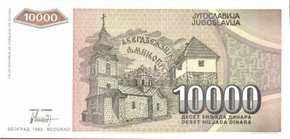 Jugoszlávia 1993. (reform kiadások) 5000D, 10.000D, 50.000D, 500.000D, 5000.000D, 50.000.000D, 500.0...
