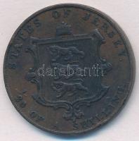 Jersey 1844. 1/26Sh Cu "Viktória" T:2,2- ph.
Jersey 1844. 1/26 Shilling Cu "Victoria...