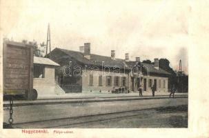 1911 Nagycenk, pályaudvar, vasútállomás (Déli Vasút II. osztályú típusépületeinek szép példája) (fa)