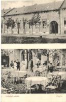 1908 Budapest XIV. Zugló, Hermann M. Csöpögő Csárdája, kerthelyiség