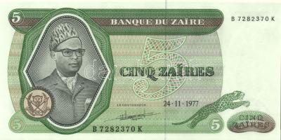 Zaire 1977.11.24. 5Z T:I