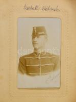 cca 1860-1880 Vegyes keményhátú fotó tétel, 23 db, potré fotók, közte katonákkal is, korabeli viselt...