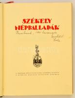 Székely népballadák. Összeállította és magyarázta: Ortutay Gyula. Buday György fametszeteivel. Bp., ...