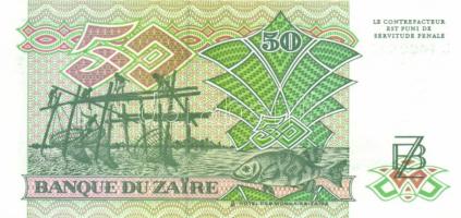 Zaire 1988-92. 50Z, 100Z, 500Z, 2000Z, 5000Z, 10.000Z, 20.000Z, 50.000Z, 100.000Z, 200.000Z, 500.000...
