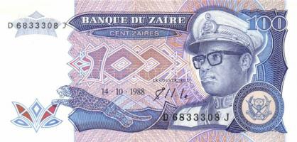 Zaire 1988-92. 50Z, 100Z, 500Z, 2000Z, 5000Z, 10.000Z, 20.000Z, 50.000Z, 100.000Z, 200.000Z, 500.000...
