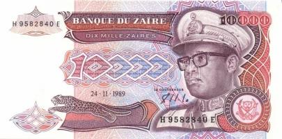 Zaire 1988-92. 50Z, 100Z, 500Z, 2000Z, 5000Z, 10.000Z, 20.000Z, 50.000Z, 100.000Z, 200.000Z, 500.000...