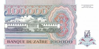 Zaire 1988-92. 50Z, 100Z, 500Z, 2000Z, 5000Z, 10.000Z, 20.000Z, 50.000Z, 100.000Z, 200.000Z, 500.000...