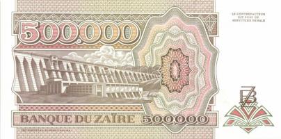 Zaire 1988-92. 50Z, 100Z, 500Z, 2000Z, 5000Z, 10.000Z, 20.000Z, 50.000Z, 100.000Z, 200.000Z, 500.000...