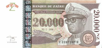 Zaire 1996. 20.000Z T:I