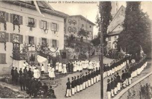 Sumvitg, Somvix; Christ-Frohleichnamsfest / Religious procession