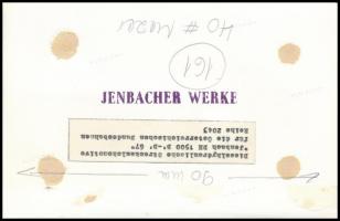 cca 1964-1965 ÖBB 2043.01 típusú dízelmozdony, hátoldalon feliratozott fotó, retusált, 11×17 cm / ÖB...