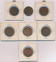 Nagy-Britannia 1938-1967. 1/2p Br (7xklf) T:1-3 Great Britain 1938-1967. 1/2 Penny Br (7xdiff) :UNC-F