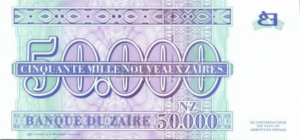 Zaire 1996. 50.000Z T:I