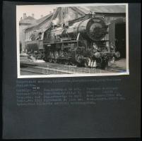 1941-1942 Amerikan Lok. Comp. tehervonati mozdony és olajtüzelésre átalakított tehervonati mozdony, ...