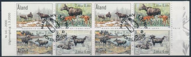 Moose stamp booklet, A jávorszarvas bélyegfüzet