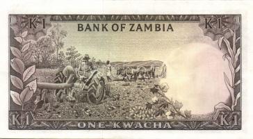 Zambia 1976. 1K T:I- pici saroktörés
