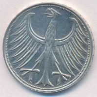 NSZK 1964G 5M Ag T:1-,2 
GFR 1964G 5 Mark Ag C:AU,XF