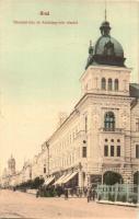 1911 Arad, Neuman-ház, Andrássy tér, Nagy Farkas üzlete / mansion, shops, square