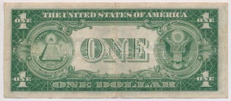 Amerikai Egyesült Államok 1934-1945. (1935A) 1$ "Silver Certificate - kisméretű" sárga pec...