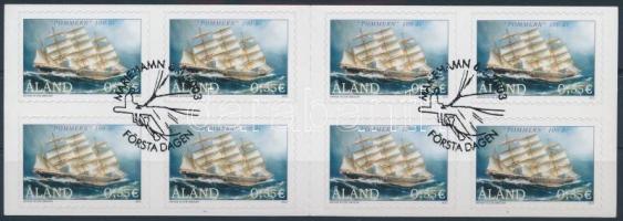 Hajó öntapadós bélyegfüzet, Ship self-adhesive stamp booklet
