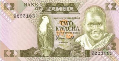 Zambia 1980-86. 1K, 2K, 5K, 10K, 20K, 50K komplett sor! T:I