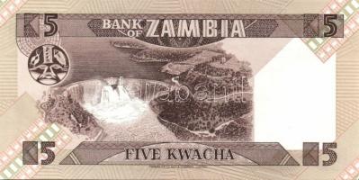 Zambia 1980-86. 1K, 2K, 5K, 10K, 20K, 50K komplett sor! T:I