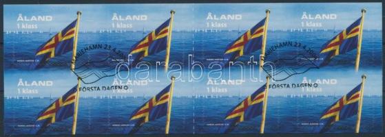 Flag self-adhesive stamp booklet, Zászló öntapadós bélyegfüzet