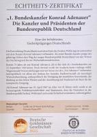 Németország DN "A Német Szövetségi Köztársaság kancellárjai és elnökei - Konrad Adenauer" ...