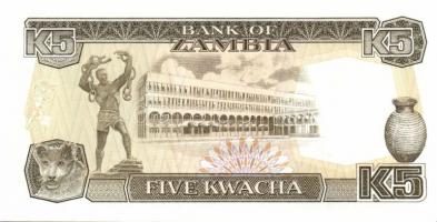 Zambia 1989. 2K, 5K, 10K, 20K, 50K komplett sor! T:I