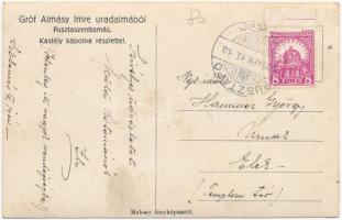 1928 Pusztaszenttamás (Pusztapó, Kétpó); Gróf Almásy Imre uradalma, kastély kápolna