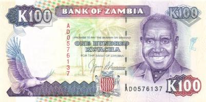Zambia 1991. 100K, 500K pár! T:I